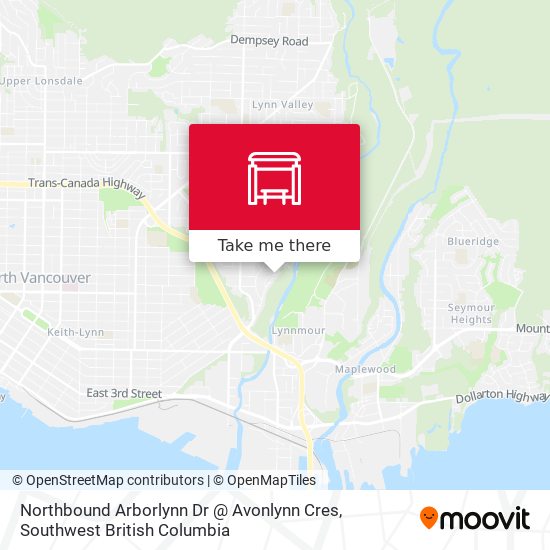 Northbound Arborlynn Dr @ Avonlynn Cres map