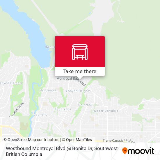 Westbound Montroyal Blvd @ Bonita Dr plan