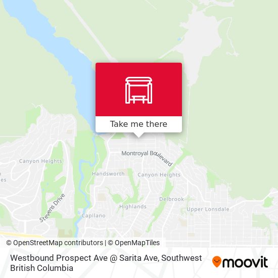 Westbound Prospect Ave @ Sarita Ave plan