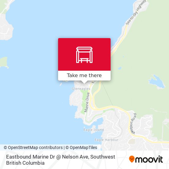Eastbound Marine Dr @ Nelson Ave plan