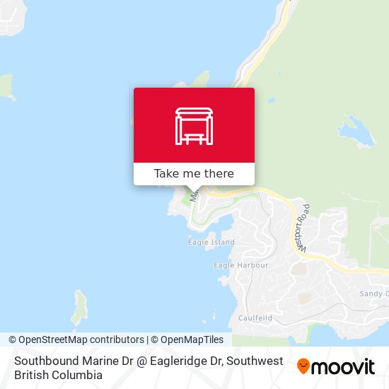 Southbound Marine Dr @ Eagleridge Dr map