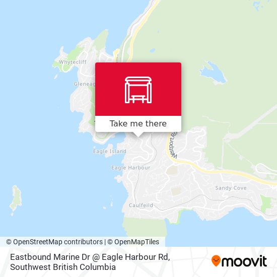 Eastbound Marine Dr @ Eagle Harbour Rd map