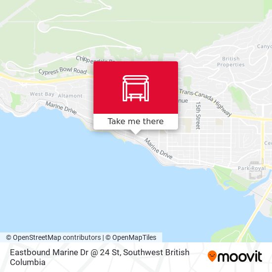 Eastbound Marine Dr @ 24 St plan
