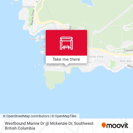 Westbound Marine Dr @ Mckenzie Dr map