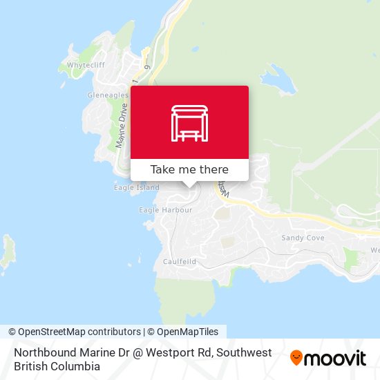 Northbound Marine Dr @ Westport Rd map