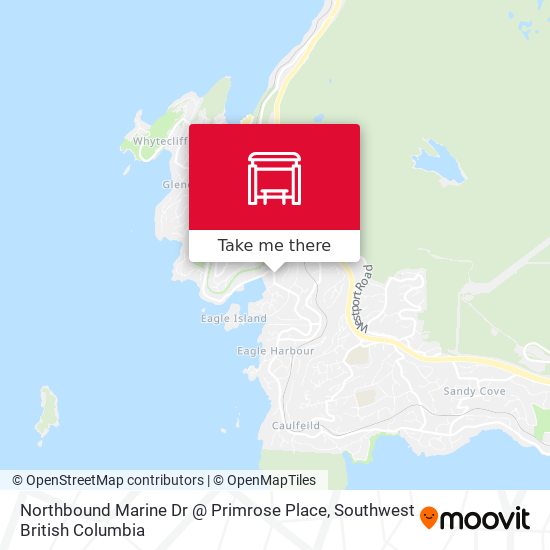 Northbound Marine Dr @ Primrose Place map