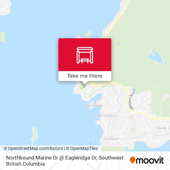 Northbound Marine Dr @ Eagleridge Dr map