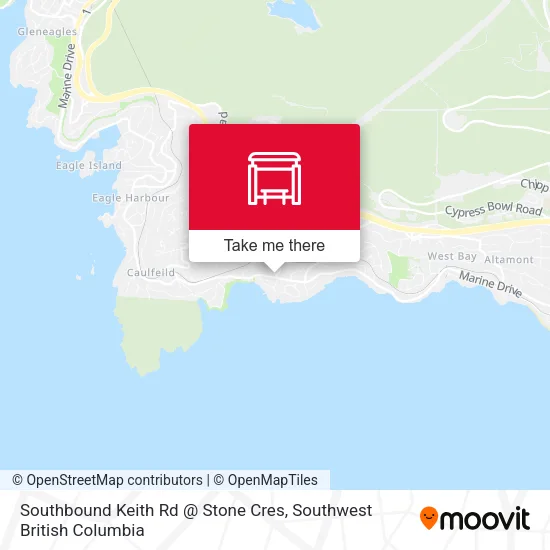 Southbound Keith Rd @ Stone Cres map