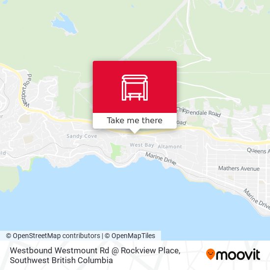 Westbound Westmount Rd @ Rockview Place map
