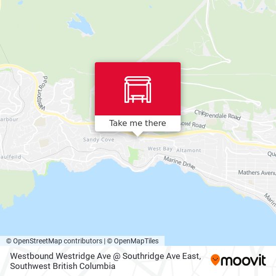 Westbound Westridge Ave @ Southridge Ave East map
