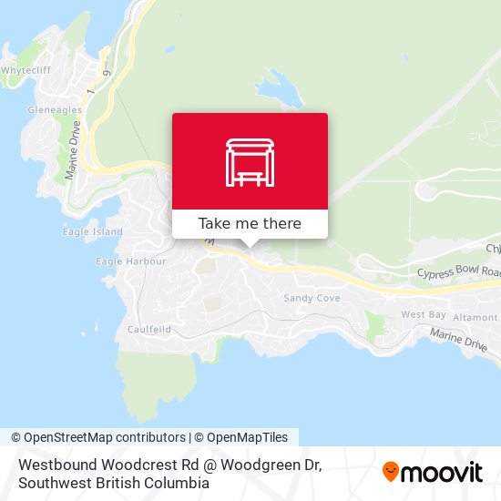 Westbound Woodcrest Rd @ Woodgreen Dr plan