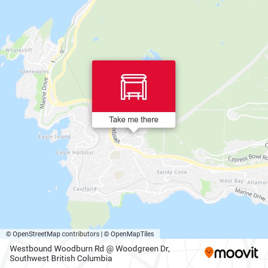 Westbound Woodburn Rd @ Woodgreen Dr plan