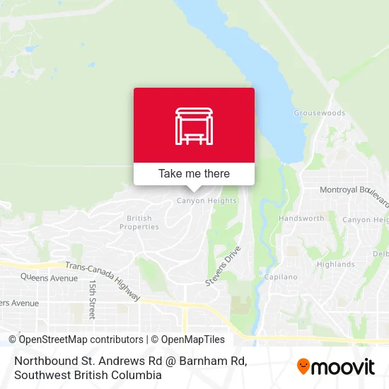 Northbound St. Andrews Rd @ Barnham Rd map
