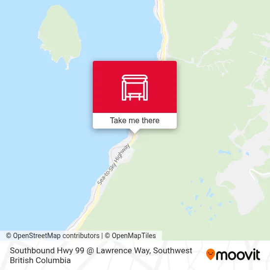 Southbound Hwy 99 @ Lawrence Way map