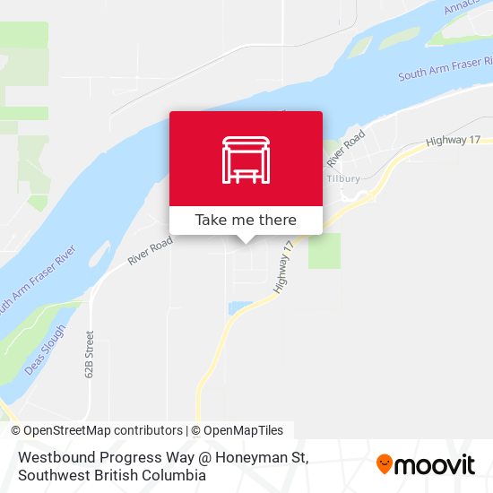 Westbound Progress Way @ Honeyman St plan