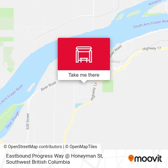 Eastbound Progress Way @ Honeyman St map
