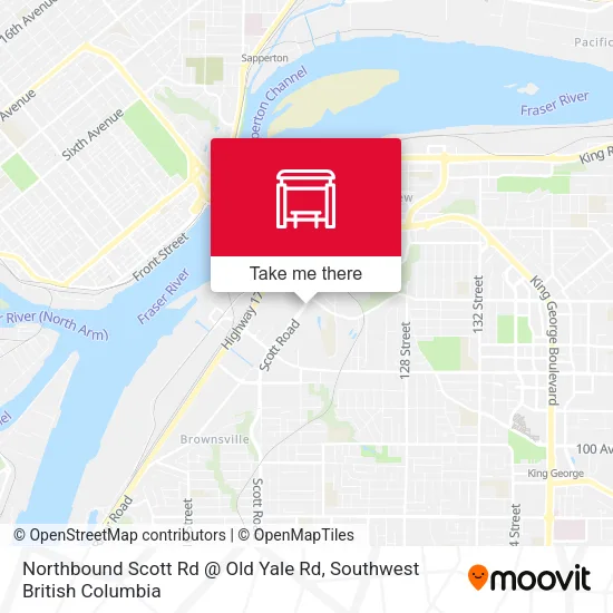 Northbound Scott Rd @ Old Yale Rd map