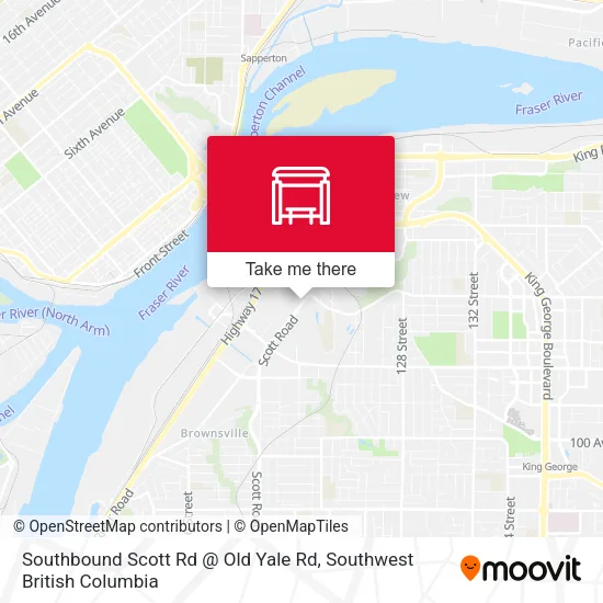 Southbound Scott Rd @ Old Yale Rd map