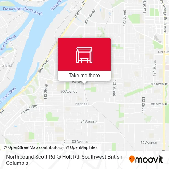 Northbound Scott Rd @ Holt Rd map
