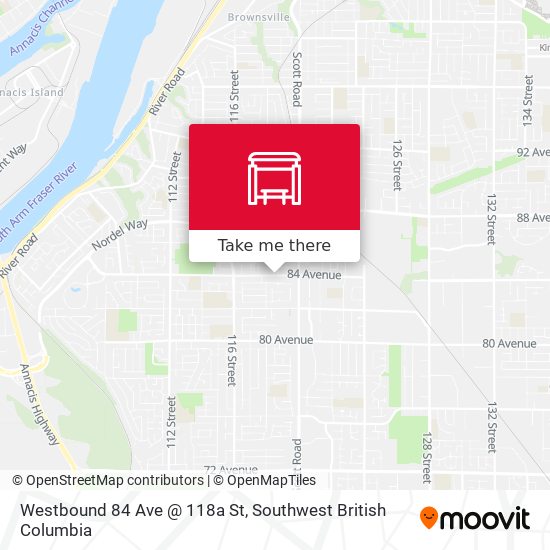 Westbound 84 Ave @ 118a St plan