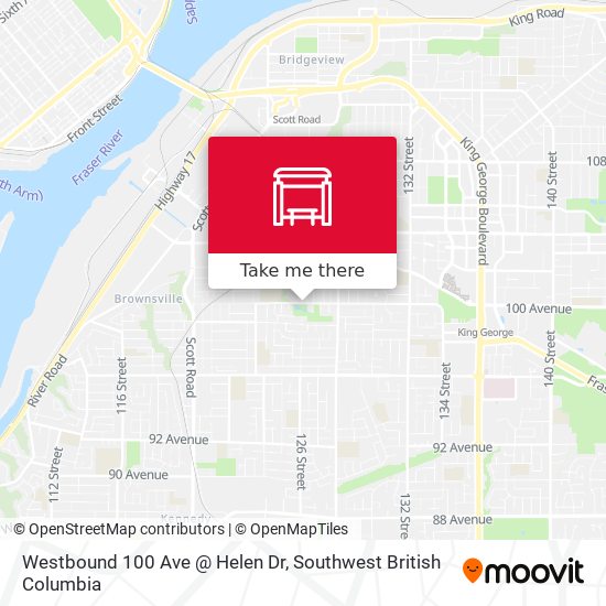 Westbound 100 Ave @ Helen Dr plan