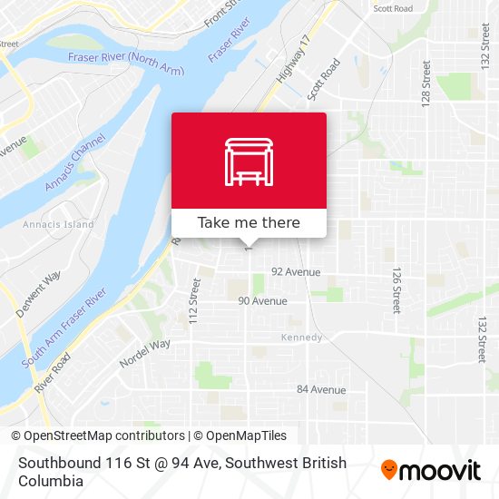 Southbound 116 St @ 94 Ave plan