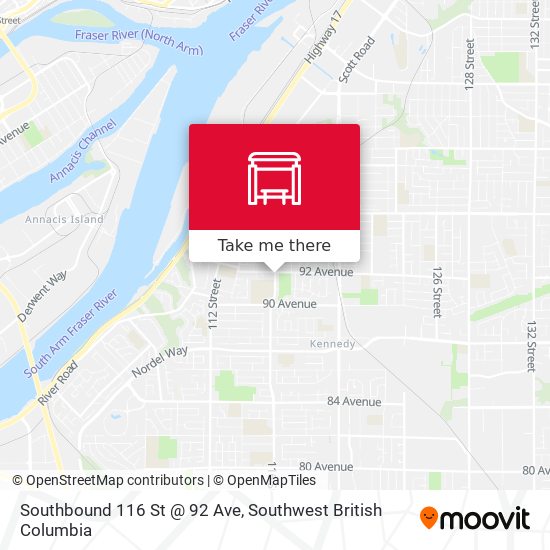 Southbound 116 St @ 92 Ave plan