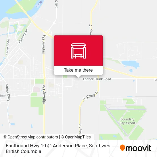 Eastbound Hwy 10 @ Anderson Place plan