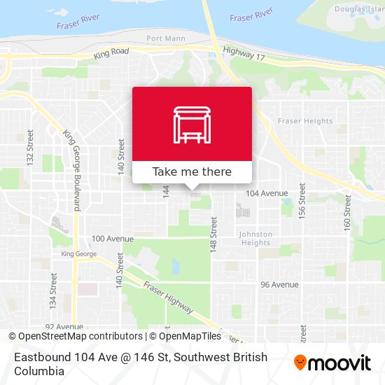 Eastbound 104 Ave @ 146 St plan