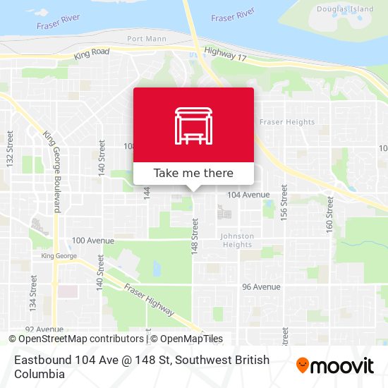 Eastbound 104 Ave @ 148 St plan