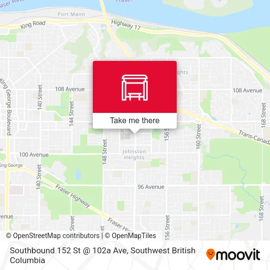 Southbound 152 St @ 102a Ave plan