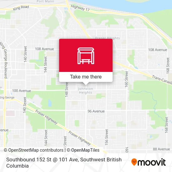 Southbound 152 St @ 101 Ave plan