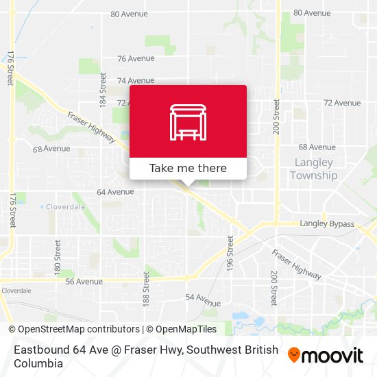 Eastbound 64 Ave @ Fraser Hwy plan