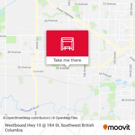 Westbound Hwy 10 @ 184 St plan
