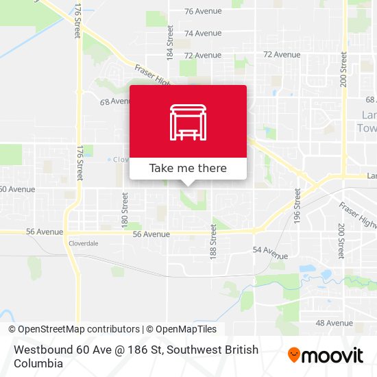 Westbound 60 Ave @ 186 St plan