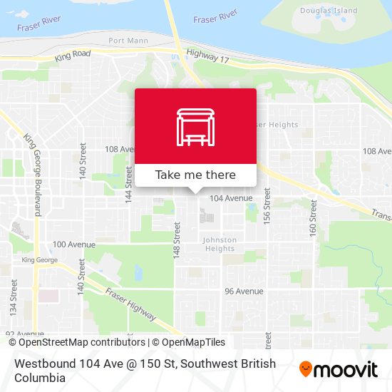 Westbound 104 Ave @ 150 St plan