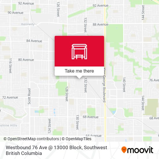 Westbound 76 Ave @ 13000 Block plan