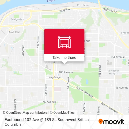 Eastbound 102 Ave @ 139 St plan