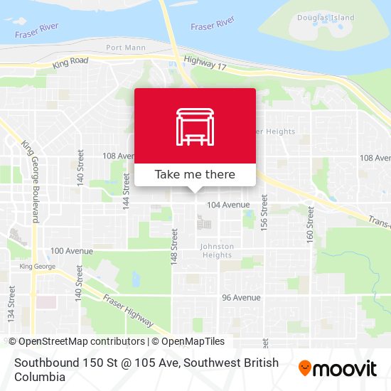 Southbound 150 St @ 105 Ave plan
