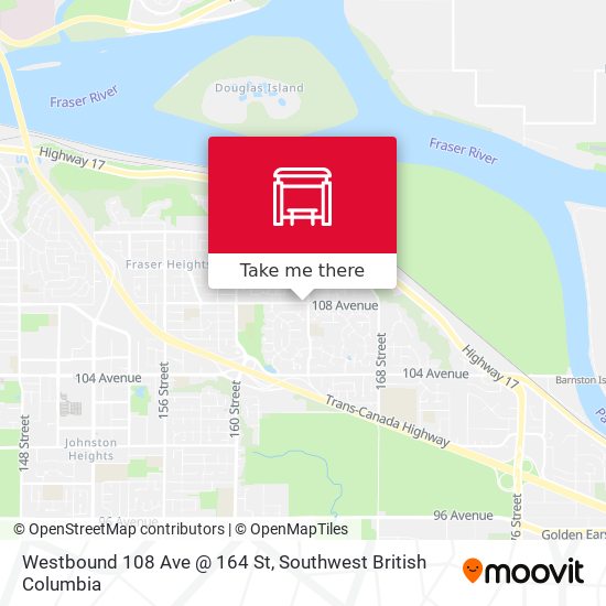 Westbound 108 Ave @ 164 St plan