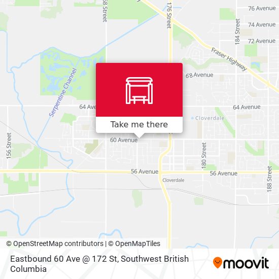 Eastbound 60 Ave @ 172 St plan