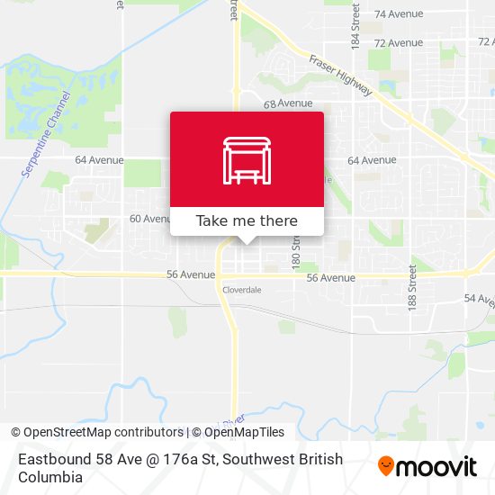 Eastbound 58 Ave @ 176a St plan