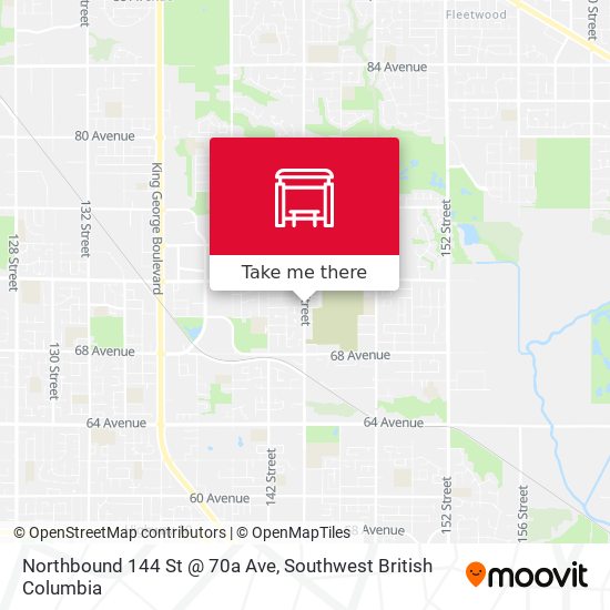 Northbound 144 St @ 70a Ave map