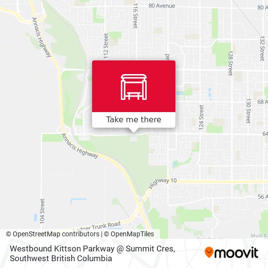 Westbound Kittson Parkway @ Summit Cres map