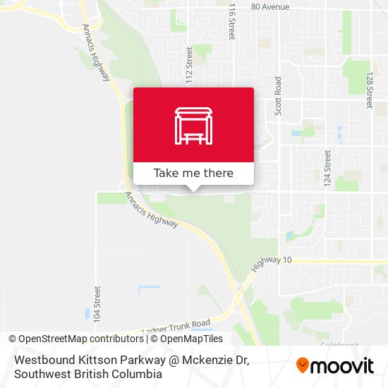 Westbound Kittson Parkway @ Mckenzie Dr map