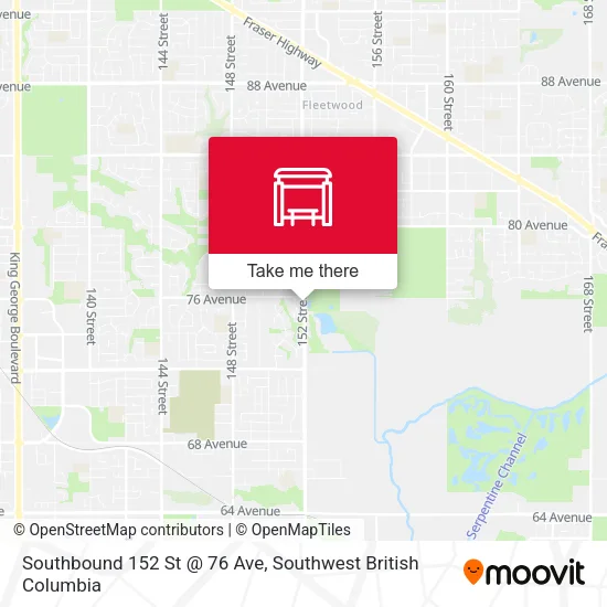 Southbound 152 St @ 76 Ave plan