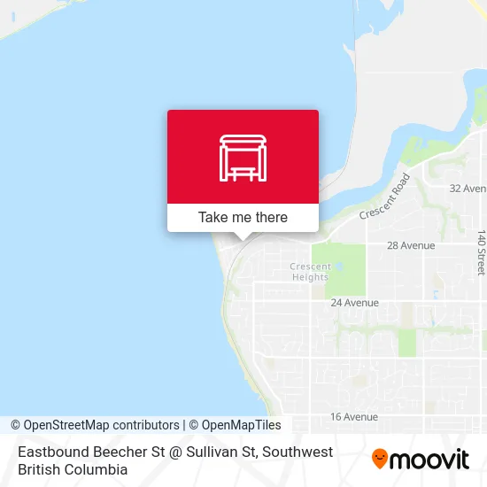 Eastbound Beecher St @ Sullivan St map