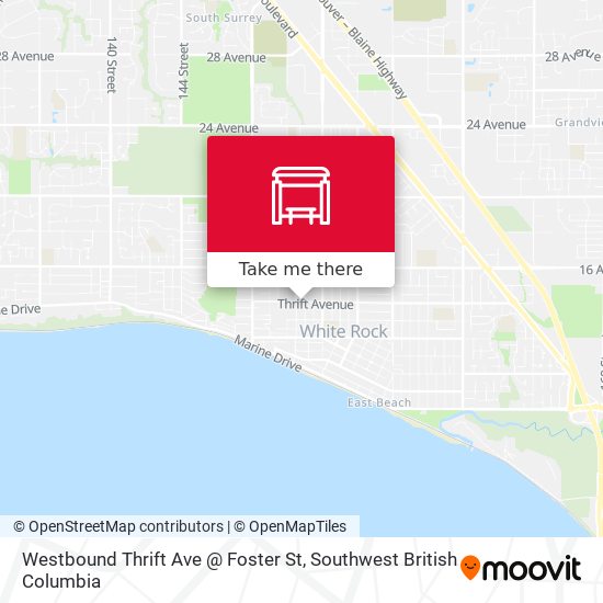 Westbound Thrift Ave @ Foster St plan