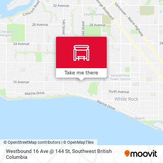 Westbound 16 Ave @ 144 St plan