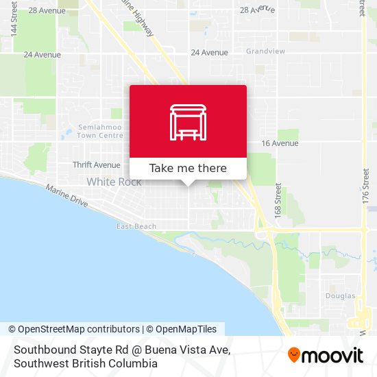 Southbound Stayte Rd @ Buena Vista Ave map